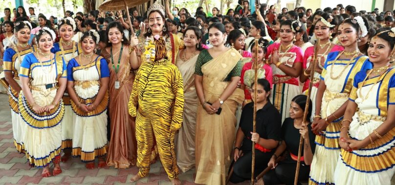 Dr. MGR-Janaki College Celebrates Onam with Dance Performances & Onam Sadya