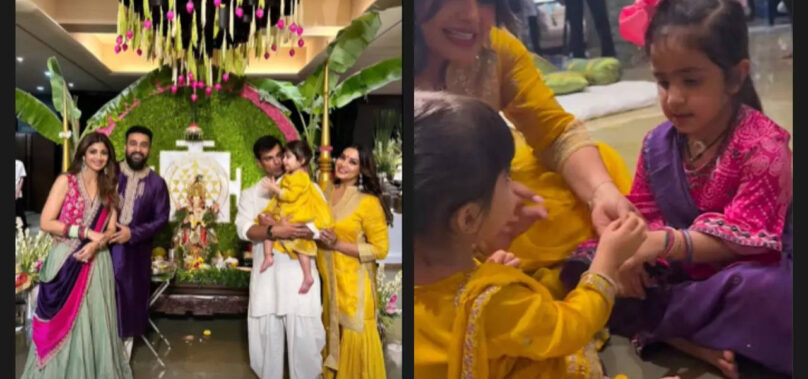 Bipasha-Shilpa’s daughters celebrate Ganpati together