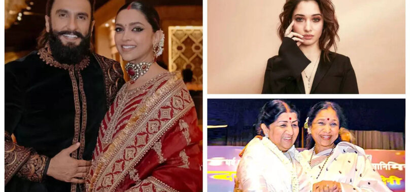 DP-Ranveer, Tamannaah, Asha-Lata Mangeshkar: Top 5 news