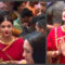 When Aishwarya stunned in red saree at Ganesh Chaturthi