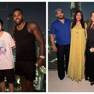 Salman hangs out with Jason Derulo in Dubai