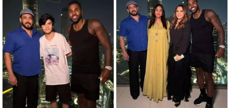 Salman hangs out with Jason Derulo in Dubai