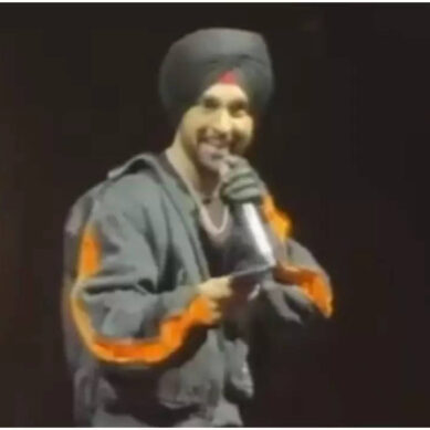 Diljit gifts jacket to fan who threw phone at him