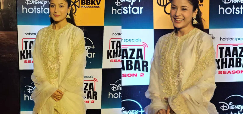 Shehnaaz Gill at the screening of ‘Taaza Khabar 2’