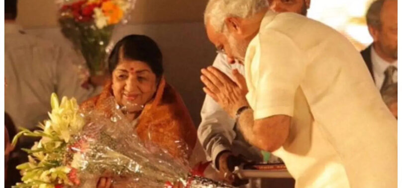 PM Modi pays tribute to Lata Mangeshkar