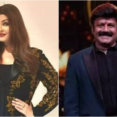 Aishwarya touches Nandamuri Balakrishna’s feet