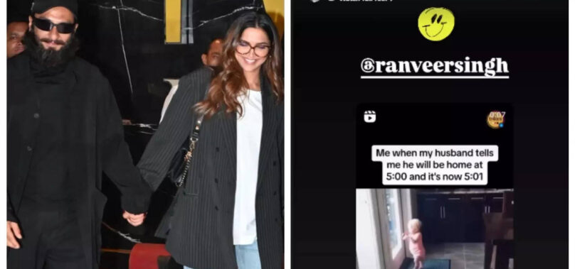 Deepika shares clip of baby as Ranveer returns to work