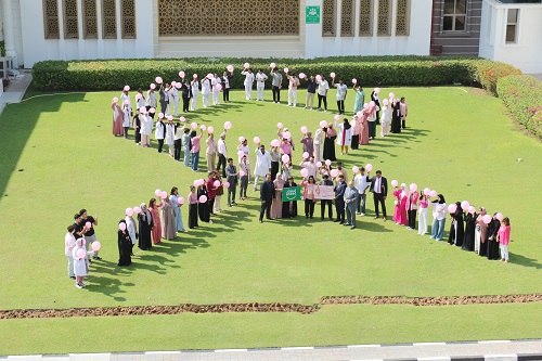 Thumbay Healthcare Collaborates with Esaad Card to Launch Breast Cancer Awareness Month with Human Pink Ribbon Formation and Introduces Special Package for AED 299