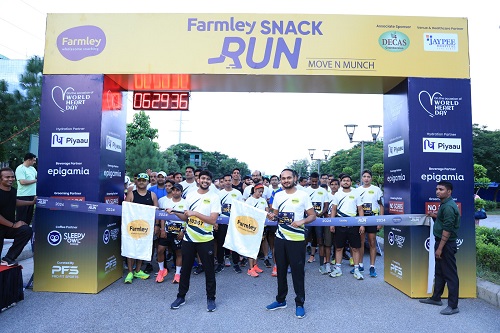 World Heart Day: Farmley Holds Snack-Run: Move N Munch Marathon