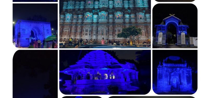 Iconic Monuments in India Turned Blue on October 4, in Support of Smile Train’s Guinness World Records™ Attempt for World Smile Day