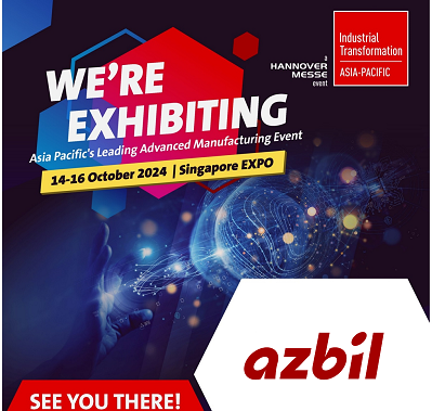 Azbil to Exhibit at Industrial Transformation ASIA-PACIFIC (ITAP) 2024