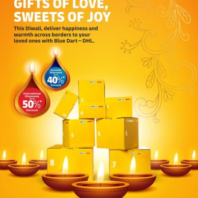 Blue Dart’s ‘Diwali Express’ Brings Exclusive Discounts for Domestic and International Gift Shipments