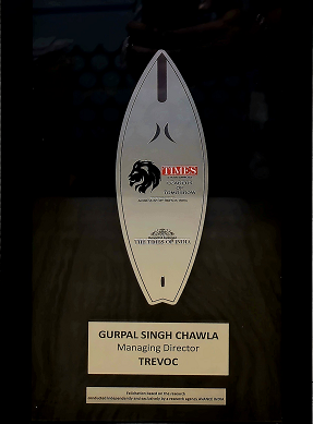 Gurpal Singh Chawla, MD, TREVOC, Honoured as a “Leader of Tomorrow” by Times Group