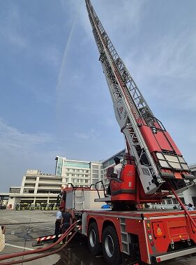 Vasai Virar Municipal Corporation Enhances Firefighting Capabilities with MAGIRUS 64 Meter Turntable Ladder