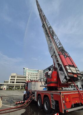 Vasai Virar Municipal Corporation Enhances Firefighting Capabilities with MAGIRUS 64 Meter Turntable Ladder