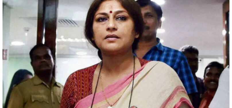 Roopa Ganguly arrested during protest in Kolkata