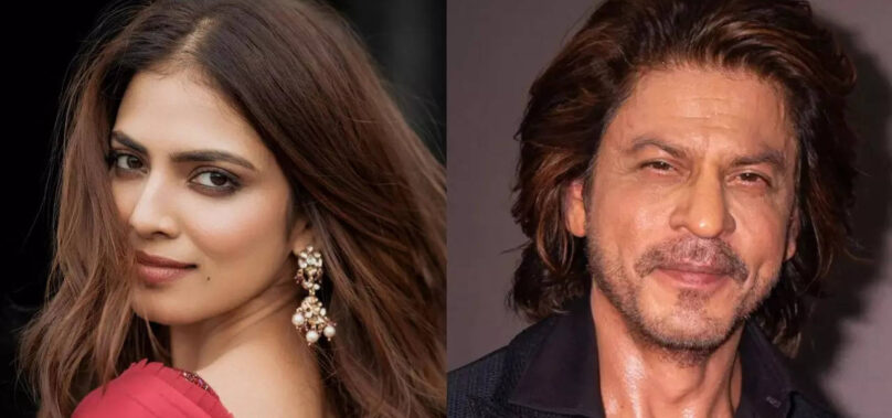 Malavika was scolded for greeting SRK while seated