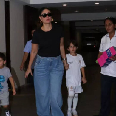 Taimur and Jeh accompany Bebo for Guriq’s birthday