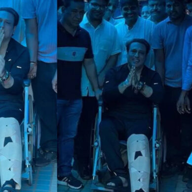 Govinda discharged from hospital, greets paps: VIDEO