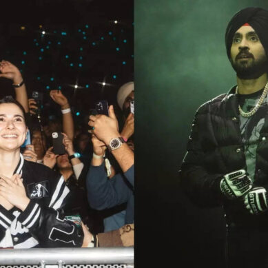 Diljit calls Hania Aamir on stage at London concert: VIDEO