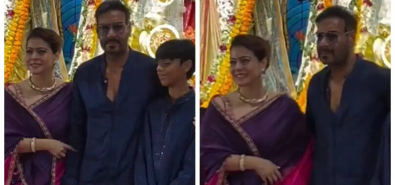 Kjol pinches Ajay while posing for pics – WATCH