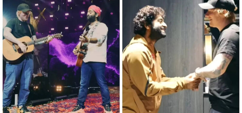 Ed Sheeran shares BTS clip with Arijit Singh – Watch