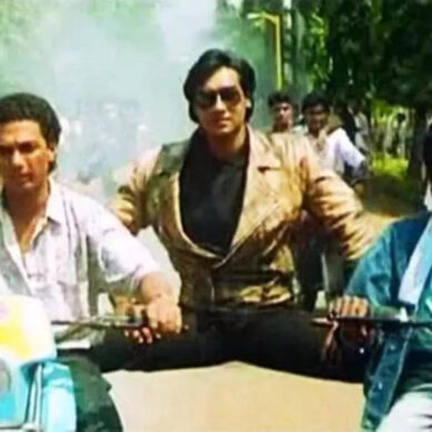 Ajay: Standing on two bikes was a memorable stunt