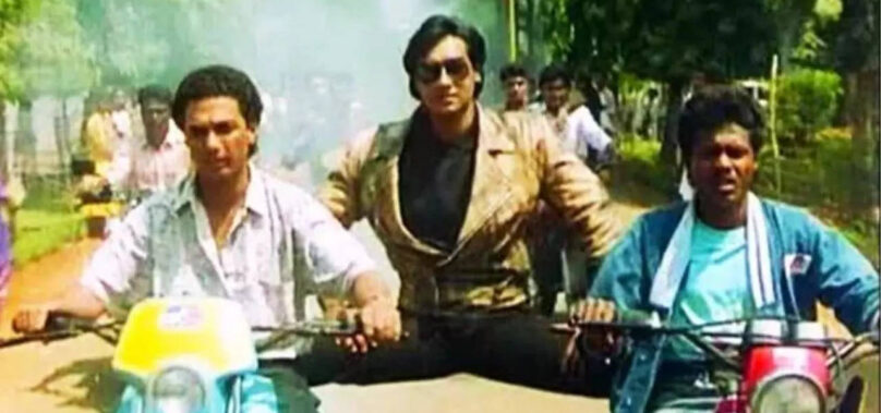 Ajay: Standing on two bikes was a memorable stunt