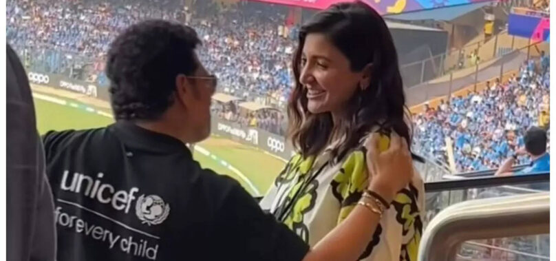 When Sachin Tendulkar congratulated Anushka Sharma!