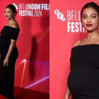 Radhika expecting 1st child, surprises with baby bump