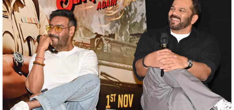 Ajay-Rohit surprise fans at special screening of Singham