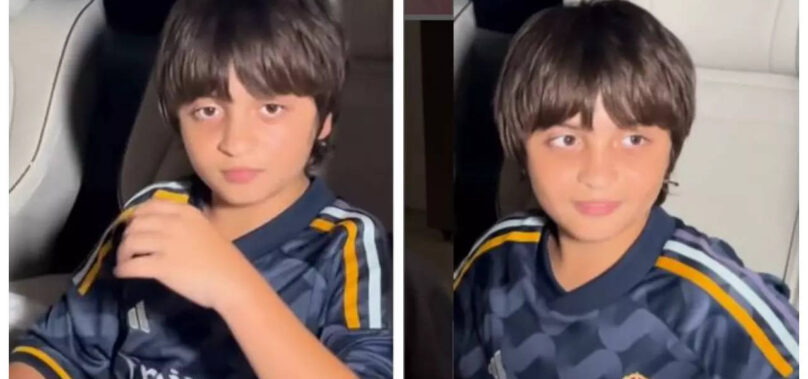 SRK’s son AbRam’s cute chat with paparazzi: Video