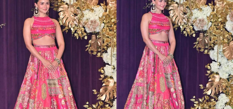 Alia repeats her ‘mehendi’ lehenga at Diwali bash