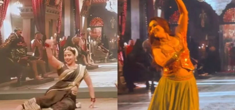 Vidya gracefully recovers from stage fall while dancing