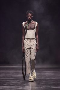 Danny Rienke presented the Spring Summer Collection 2024, Lust Garden, at Berlin Fashion Week