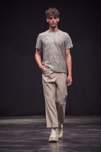 Danny Rienke presented the Spring Summer Collection 2024, Lust Garden, at Berlin Fashion Week