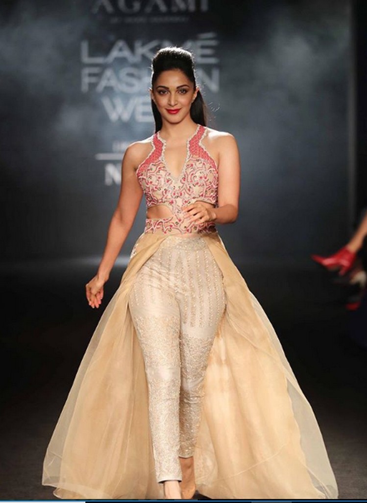 Kiara Alia Advani walks the ramp as a show stopper in a breath-taking piece.