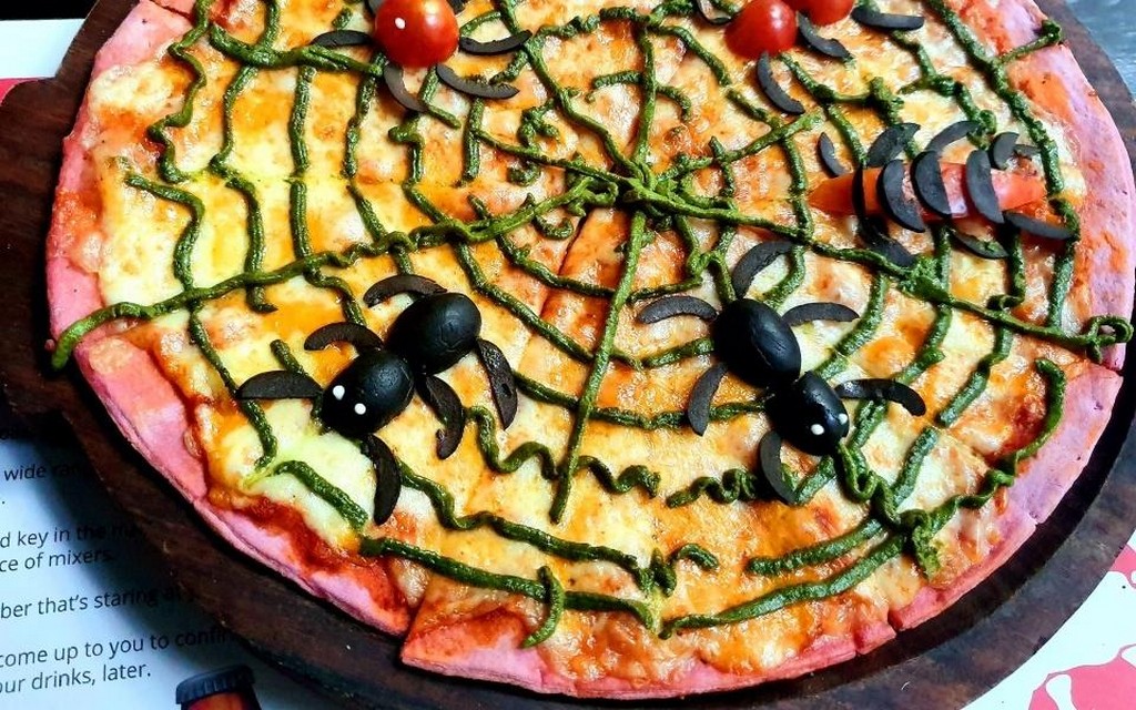 Halloween-Style Pizzas