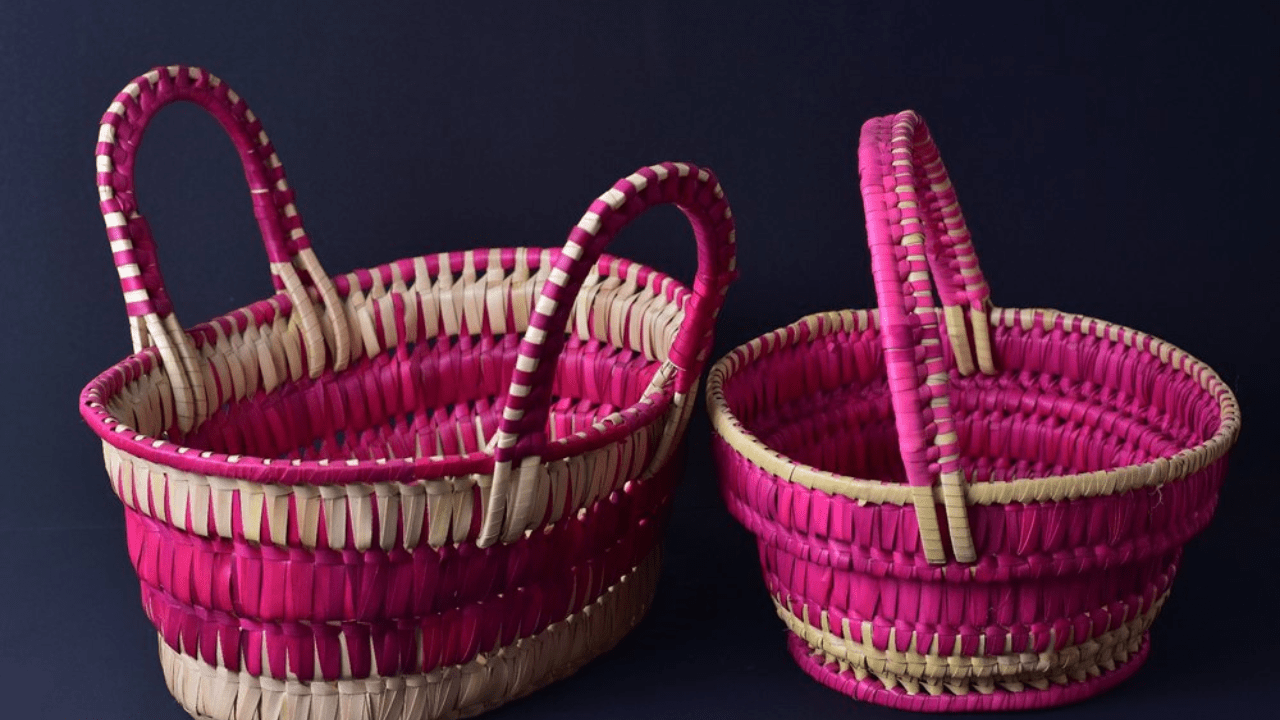 Palm leaf handicrafts