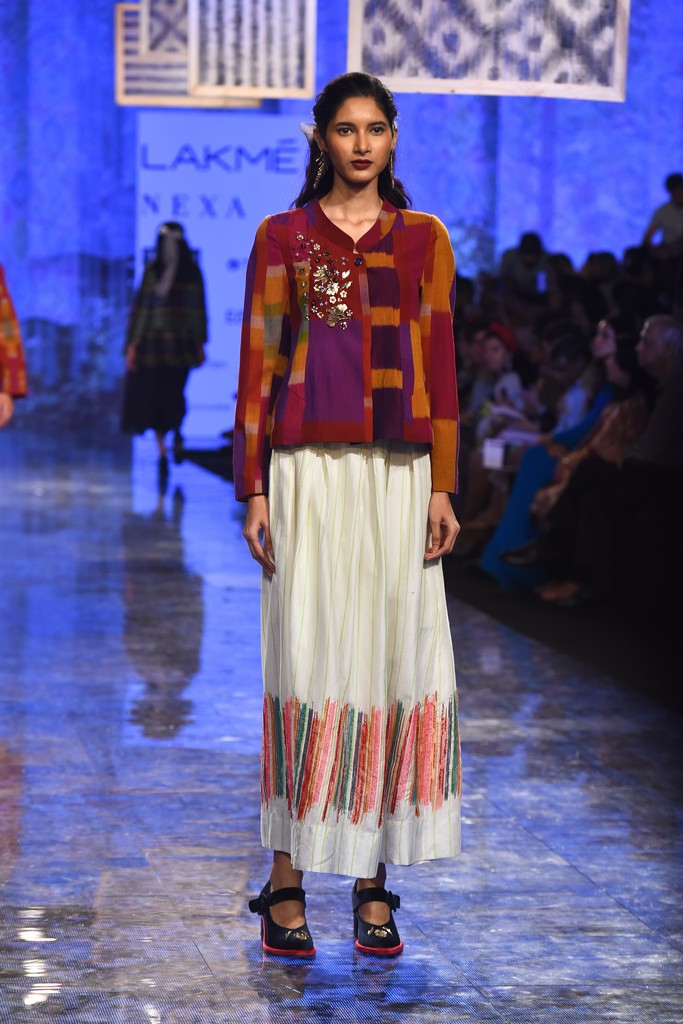 Designer Rina Singh introduced eka’s AW’20 collection at Lakme Fashion Week