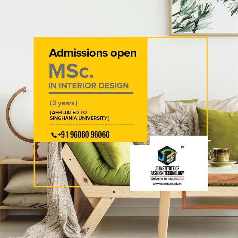 JD Institute of Fashion Technology opens admissions for 2021-2022