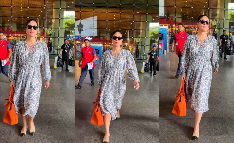 Kareena Kapoor Khan's Breezy Chic Airport Style