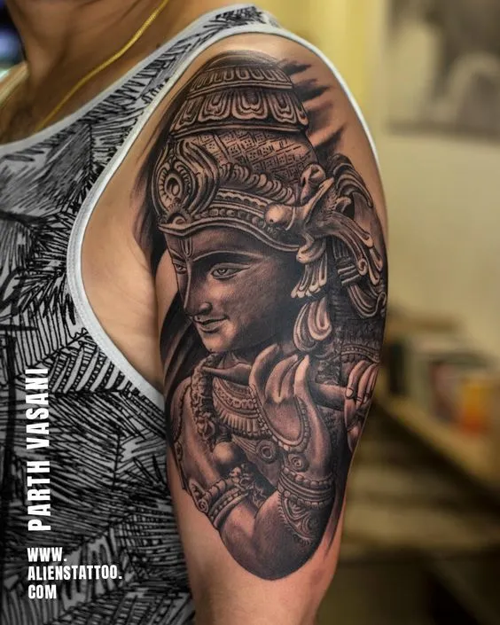 Most Amazing Tattoos Of Krishna For You