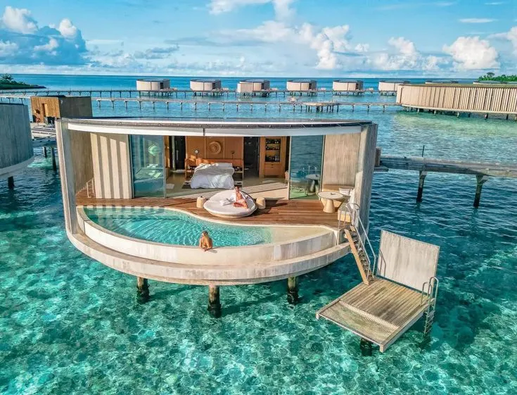 resort design in the Maldives